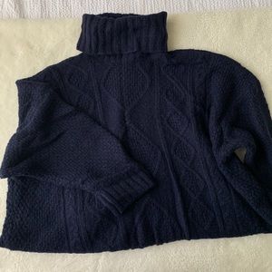Aerie: Navy Blue Turtleneck Sweater